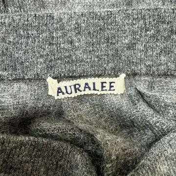 AURALEE 그레이 롱 스커트