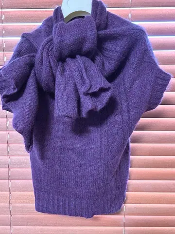 머플러 포함 니트 Y's bis LIMI 리미 와이즈 가르송