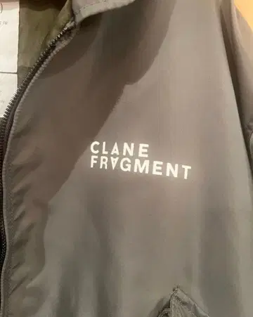 CLANE 프라그먼트 플라이트 자켓 L 사이즈 그레이