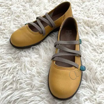 컨디션 최상 아킬레스 솔보 컴포트 슈즈 플랫슈즈 23.5cm