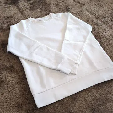 MXP 화이트 크루넥 맨투맨