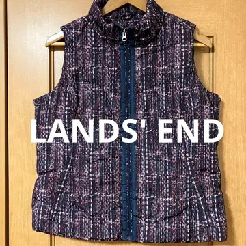 [ 분위기 최고 ] LANDS' END 올 패턴 다운 페더 집업 베스트
