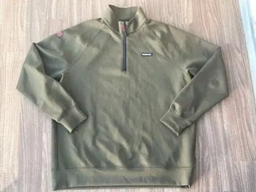 브리핑 BRIEFING 3D 로고 하프 지퍼 자켓 XL