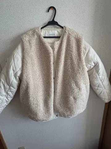 퍼 베스트 포함 퀼팅 자켓