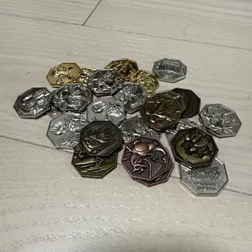 포켓몬스터 금속 코인 세트 중복 있음