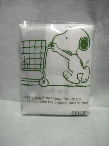 스누피 훼미리마트 SNOOPY 레지 봉투풍 에코백 미개봉 새상품