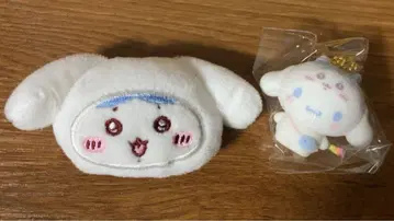 치이카와 (먼작귀) 하치와레 x 시나몬 롤 헤어 클립 플로키 참 세트