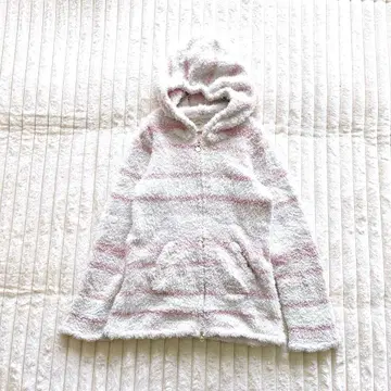 젤라또피케 후드 부착 룸웨어 Free 핑크 보더