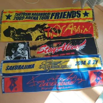 나가부치 츠요시 콘서트 머플러 타월 세트 5개