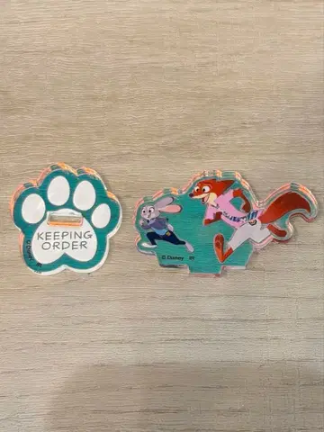 주토피아 아크릴 스탠드 (닉&주디)