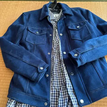 ZARA MAN 네이비 자켓 S 사이즈 체크 셔츠