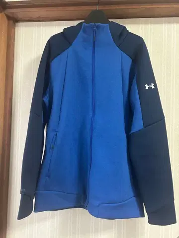 Under Armour 풀 집업 후드티 파랑