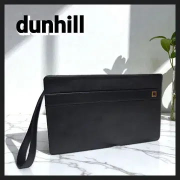 dunhill 클러치백 세컨드 백 블랙 가죽