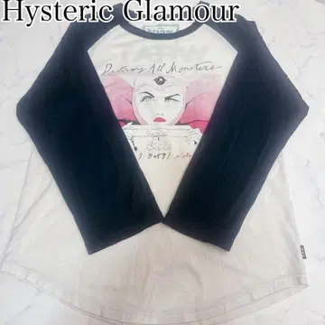 Hysteric Glamour DAM 래글런 소매 롱 T셔츠