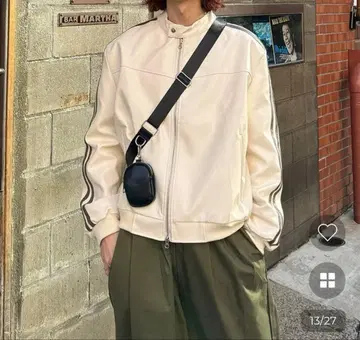 바이커 트랙 가죽 자켓