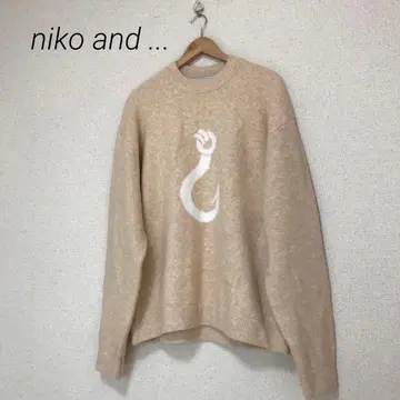 niko and - 니코앤드 택 포함 로고 니트