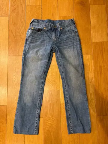 TRUE RELIGION 스트레이트 데님 팬츠 사이즈 31 라이트 블루
