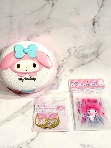 산리오 마이멜로디 물티슈 스티커 지퍼백 세트