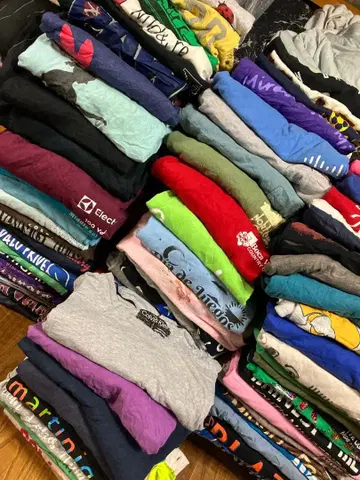 T셔츠 아메카지 구제 의류 100장