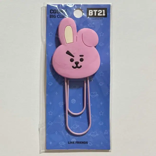 BT21 COOKY 빅클립 방탄소년단 정국 쿠키 북마크 책갈피 북클립