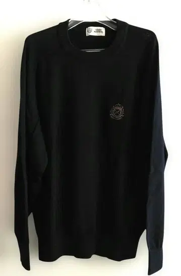 미즈노 GRAND MONARCH 니트 스웨터 울 100% L 네이비