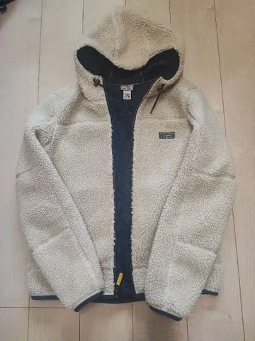 L.L.Bean 플리스 자켓 MED-REG 아이보리