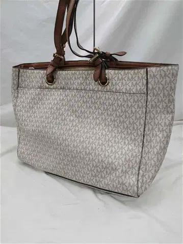 마이클 코스 모노그램 토트백 베이지 계열 여성용