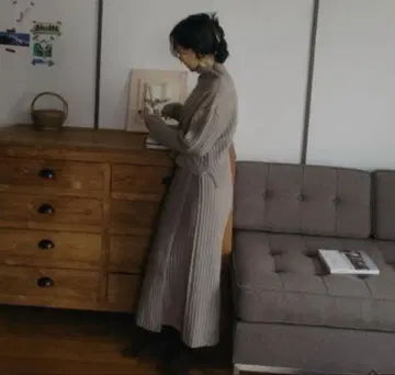 ohotoro veronica 세트 니트&스커트 (Black)