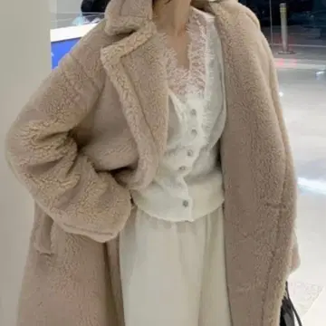 rnyroom 베어 코트 라이트 베이지