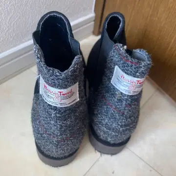 해리스 트위드 사이드 고어 숏부츠