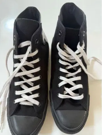 Converse 하이컷 스니커즈 블랙/화이트