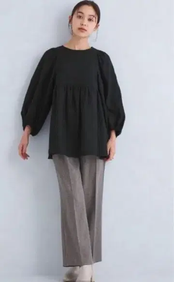 그린 레이블 릴랙싱 블라우스