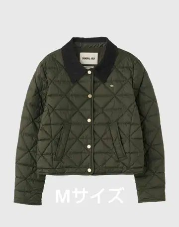 GENERAL IDEA 코듀로이 카라 부착 다운 자켓 M 사이즈