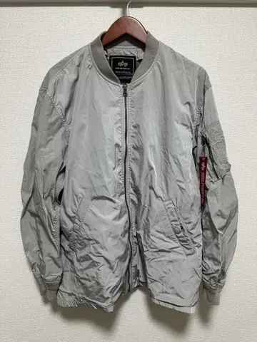 새상품급 ALPHA INDUSTRIES MA-1 플라이트 자켓 그레이