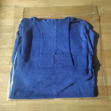 소주 캐시미어 혼방 터틀넥 티셔츠 L 블루