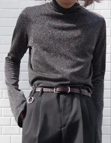 Bed j.w ford 23aw 글리터 터틀넥