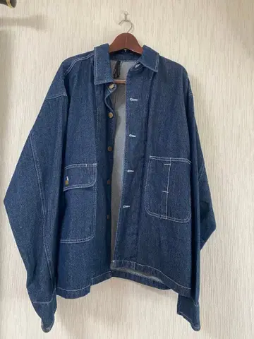 HALHAM 다크 데님 오버 사이즈 자켓