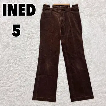 INED 이네드 (5) 코듀로이 플레어 팬츠