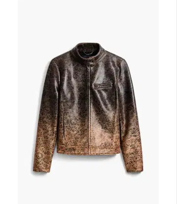 Desigual 가죽 라이더 재킷