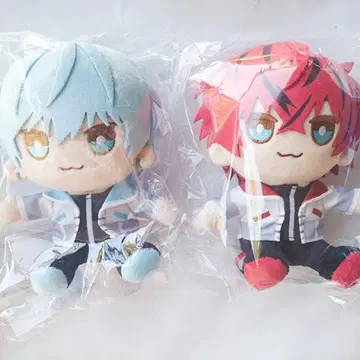 2개 세트 로제 라피스 앉은 봉제 인형 혜성 Meteorites