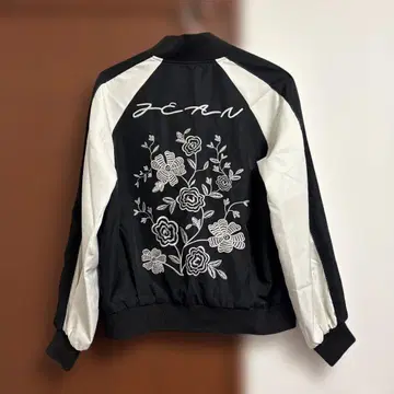 지나시스 JEANASIS 스카잔 꽃무늬 자수 자켓 아우터