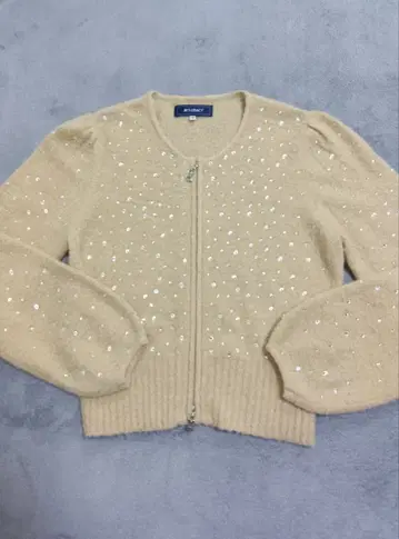 엠즈 그레이시 집업 가디건 38 M 리본