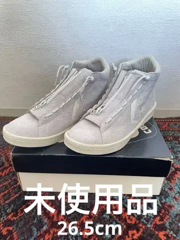 미사용품 CONVERSE x NONNATIVE HI 프론트 지퍼 스웨이드