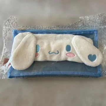 산리오 퓨로랜드 시나몬 롤 헤어밴드 메쉬 파우치