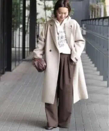 레리움 슈퍼 파인 비버 체스터 코트