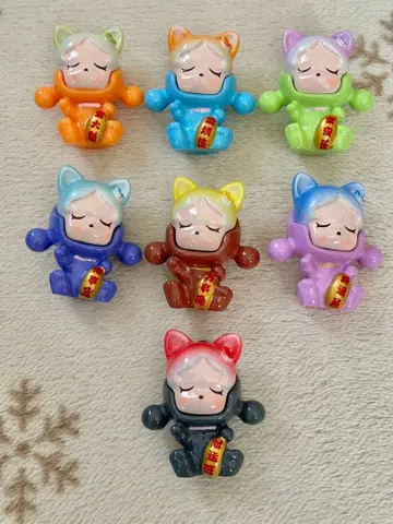 SUKARUPANDA 고양이 SP짱 입상 7개 세트