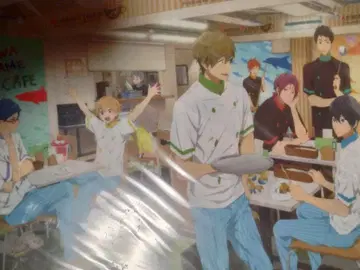 Free! 클리어 파일 A4 Eternal Summer FreeCafe