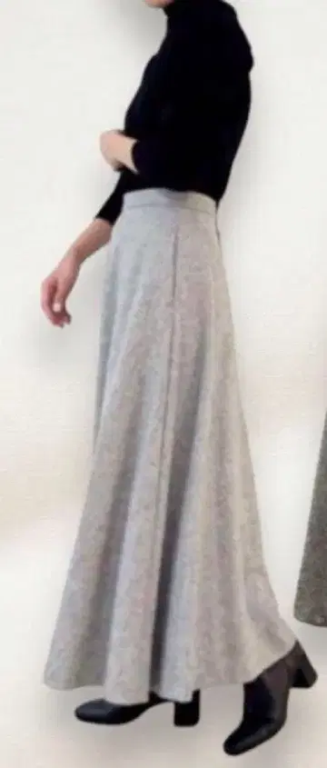 [ IENA 이에나 ] Sustaina Tweed 플레어 스커트