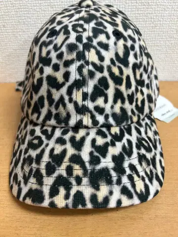 니코앤드 레오파드 무늬 코듀로이 캡