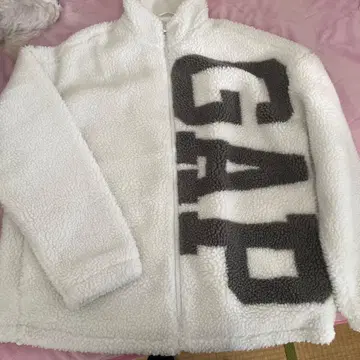 GAP 플리스 자켓 M 사이즈 화이트